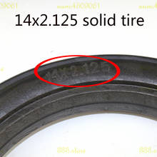 14*2.125 Electrombile Solid Tyre Inflation-free Tire with a Bent Angle Valve Stem Solid Rubber Electric tire 2024 - buy cheap