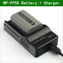LANFULANG Replacement NP-FP50 NP FP50 Battery and Ultra Slim Micro USB Charger for Sony DCR-DVD304 DCR-DVD305 DCR-HC23 DCR-HC24 2024 - buy cheap