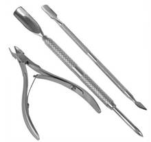 ENNKE 3Pcs/Set Cuticle Scissor Clipper Stainless Steel Nipper Cutter Nail Art Plier for Dead Skin Manicure and Pedicure Tool Kit 2024 - buy cheap
