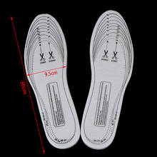 Palmilha respirável absorvente de suor, 4 pçs = 2 pares, branca, fina, confortável amortecedor calçados esportivos 2024 - compre barato