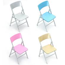 1/6 Scale Plastic Four Colors Optional Folding Chair for Action Figures Dolls  2024 - buy cheap