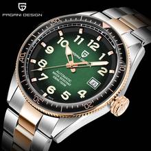 PAGANI DESIGN Stainless Steel Men's Watch 100M Waterproof Sports Men Mechanical Watch Top Brand Luxury Business Automatic Watch 2024 - buy cheap