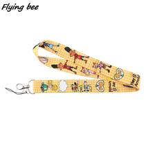 Flyingbee Cartoon Character Hey! Amold Anime Lovers Key Chain Lanyard Neck Strap For USB Badge Holder DIY Hang Rope X1160 2024 - buy cheap