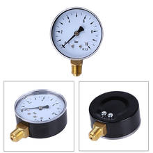 1pcs 1/4 Inch NPT Side Mount 10 Bar Metal Water Oil Air Compressor Pressure Gauge Manometer Pressure Measuring Tool Wholesale 2024 - buy cheap