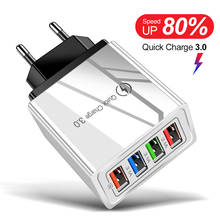 EU/US Plug USB Charger Quick Charge 3.0 For Phone Adapter for Huawei Mate 30 Tablet Portable Wall Mobile Charger Fast Charger 2024 - buy cheap