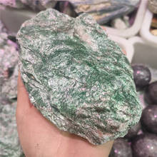 1pcs New Mineral Natural Green quartz rough mica stone raw lepidolite crystal rock stone 2024 - buy cheap