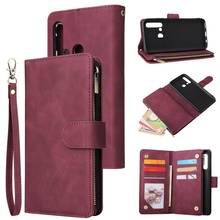 Luxury Multi Cards Zipper Wallet Leather Flip Case For Huawei Honor 10i 20i 20 lite Cover Stand 2024 - buy cheap