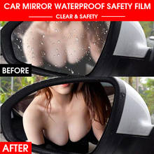 1 Pair Rainproof Car Accessories Car Mirror Window Clear Film Membrane Anti Fog Anti-glare Waterproof Sticker Safety Car styling 2024 - buy cheap