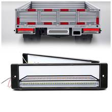 2x Waterproof LED Trailer Truck Brake Light 4 in1 Neon Halo Ring Tail Brake Stop Turn Light Sequential Flowing Signal Light Lamp 2024 - buy cheap