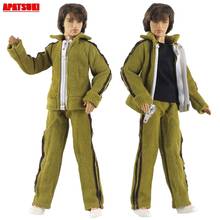 1Set Doll Clothes For Ken Boy Doll Sport Wear Green Coat Black Shirt Long Pants For Barbie's Boyfriend Ken 1/6 Dolls Accessories 2024 - buy cheap