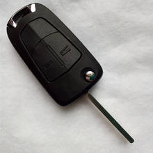 Capa dobrável para chave de carro com 2 botões, estilo vauxhall, opel, corsa, astra, vectra 2024 - compre barato