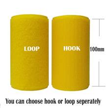 10CM Width Yellow  no adhesive hook loop fastener tape sewing accessories tape sticker   strap couture strip clothing 2024 - buy cheap