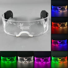 Gafas LED de moda para fiesta, lentes luminosas con luz LED, para DJ, decoración de Club nocturno, Festival, regalo de Navidad, gran oferta 2024 - compra barato