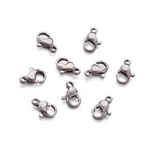 200pcs 304 Stainless Steel Lobster Claw Clasps Hooks End Connectors for Jewelry Making DIY Bracelet Necklace Accessories Finding 2024 - buy cheap