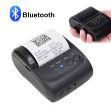 Impresora térmica de recibos de 58mm, dispositivo de impresión móvil portátil con Bluetooth, USB, para restaurante, supermercado, MIni máquina de facturas pos portátil 2024 - compra barato