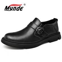 Brand Breathable Men's Oxford Shoes High Quality Dress Shoes Men Flats Fashion Loafers Genuine Leather Casual Men Shoes Size 46 2024 - buy cheap