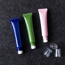 Tubo cosmético vazio de plástico macio com 3 rolos, 20g, verde e rosa, óleos essenciais para os olhos, embalagem em gel, recipientes 20 espaços 2024 - compre barato