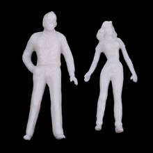 20Pcs 1/50 Unpainted Model Multi Pose People Character Miniature Figures 2024 - buy cheap