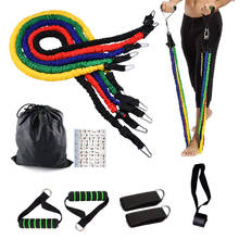 Bandas de resistencia para entrenamiento físico para hombre, cintas elásticas pesadas para Crossfit, Yoga, conjunto de lazo de tracción de goma para gimnasio en casa, equipo de ejercicio 2024 - compra barato
