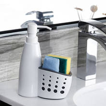 2 In-1 Dispenser Storage Box Liquid Detergent Sponge Drainboard Soap Holder 2024 - buy cheap