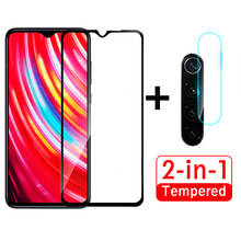 Película de cristal de lente de cámara 2 en 1 para Xiaomi Redmi Note 8 Pro 8 t 8A, Protector de pantalla de vidrio templado de cubierta completa para Redmi 8A 8 A 8 t 2024 - compra barato