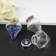 4PCS  hollow glass Globe with Metal cap set glass bottle globe jewelry findings DIY Pendant Charms 2024 - buy cheap