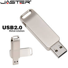 USB флеш-накопитель 32 ГБ вращающийся металлический водонепроницаемый флеш-накопитель 64 Гб мини Флешка мини флеш-накопитель карта памяти 16 Гб 2024 - купить недорого