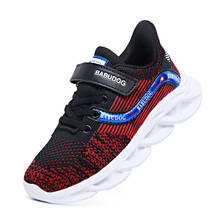 SKOEX Kids Running Shoes Knitted Lightweight Girls Boys Fashion Sneakers Breathable Sport Shoes for Children Casual Tennis Shoes 2024 - buy cheap