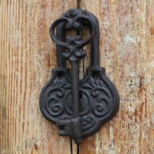 JD European Style Cast Iron Crafts Vintage Knocker Garden Home Door Handle Wall Decoration Ancient Key 2024 - buy cheap