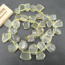 Apdgg pedras preciosas de cristal de limão facetado bricolagem, contas soltas 16 ''fios de jóias para fazer diy 2024 - compre barato