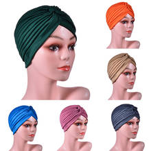 Muslim Women Turban India Headscarf Sleep Night Cap Beanie Bonnet Hair Loss Chemo Caps Islamic Hat Headwear Stretch Head Wrap 2024 - buy cheap