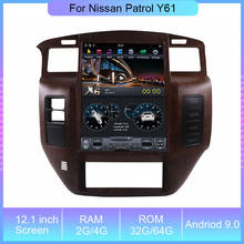 12.1'' Android Car Radio GPS  Navigation Radio Receiver Video Player For Nissan Patrol Y61 Tesla Screen 2024 - buy cheap