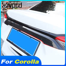 Hivotd Rear Trunk Door Mouldings Exterior Accessories Decoration Strip Tailgate Trim Car Styling For Toyota Corolla Sedan 2020 2024 - buy cheap