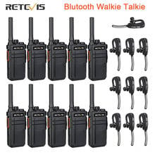 10 PCS Retevis Walkie Talkie Bluetooth-compatible RB637 PTT PMR 446 Two-way Radio Portable Radio Walkie-talkies Hotel Restaurant 2024 - buy cheap