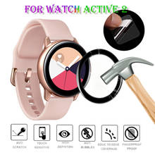 Protective film For Samsung Galaxy Watch Active 2 40mm 44mm Tempered Glass 3D Screen Protector Soft Fibre Glass Full Screen Film 2024 - buy cheap