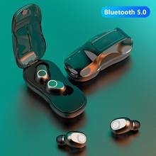 TWS-стереонаушники автомобильные креативные портативные с поддержкой Bluetooth 5,0 и защитой от воды 2024 - купить недорого