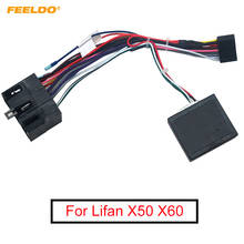 FEELDO-Adaptador de Cable de alimentación para coche, Conector de cableado estéreo con caja Canbus, 16 Pines, para Lifan X50 X60 2024 - compra barato
