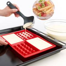 Fabricante de waffle para crianças molde de bolo de silicone molde de waffle bakeware de silicone conjunto de molde de cozimento de silicone antiaderente 2024 - compre barato