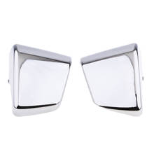 1 Pair Motorcycle Battery Side Protector Covers for Honda Shadow VT750 VT400 98-03 Chrome 2024 - buy cheap