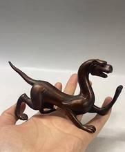 Curación bronce cobre chino Fengshui Dios Animal Tigre bestia exorcizar mal Statu jardín decoración 100% latón real de bronce 25% o 2024 - compra barato