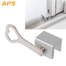 Sliding Door Window Locks Padlock Stop Aluminum Alloy Door Lock Frame Security Lock with Keys Safety Key Lock Dropshipping 2024 - buy cheap