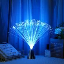 New Optic Fiber Flower Light Star Sky Shaped Colorful LED Festival Atmosphere Night Lamp Party Valentine Wedding Home Decoration 2024 - купить недорого