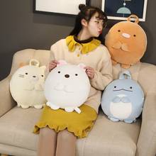 Bonito canto bio escola mochila japão animação sumikko gurashi brinquedo de pelúcia recheado macio presente dos namorados para presentes da menina do bebê 2024 - compre barato