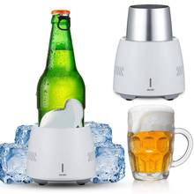 Taza de enfriamiento rápido portátil, refrigerador electrónico para cerveza, vino, bebida, Mini taza eléctrica de enfriamiento instantáneo 2024 - compra barato