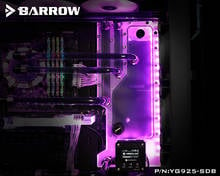 Barrow acrílico placa como uso de canal de água para em win 925 computador caso uso para cpu e gpu bloco rgb luz para aura 2024 - compre barato