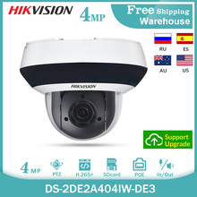 Hikvision-câmera de segurança ip ptz, 4mp, com zoom de 4x, 2.8-12mm, poe h.265, + câmera dome de vídeo para vigilância externa 2024 - compre barato