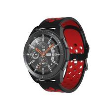 22 мм силиконовый ремешок для часов huawei watch GT GT2 active sport Сменные Ремешки для наручных часов для samsung gear s3 Galaxy Watch 46 мм 2024 - купить недорого
