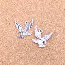 145pcs Charms eagle hawk 20x20mm Antique Pendants,Vintage Tibetan Silver Jewelry,DIY for bracelet necklace 2024 - buy cheap