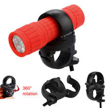360 Degree Rotation Bicycle Light Bracket Flashlight Mount Holder Antiskid Cycling Bike Light Torch Clip Mount Spare Parts #T3P 2024 - buy cheap