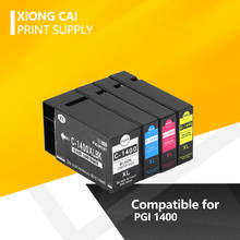 4X XiongCai совместимые чернильные картриджи для Canon PGI 1400 MAXIFY MB2040 MB2340 MB2140 MB2740 принтеры PGI-1400 PGI1400 XL 2024 - купить недорого